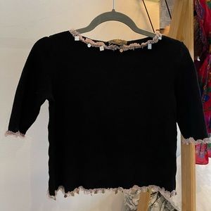 Fendi Soft Knit Black Sweater
